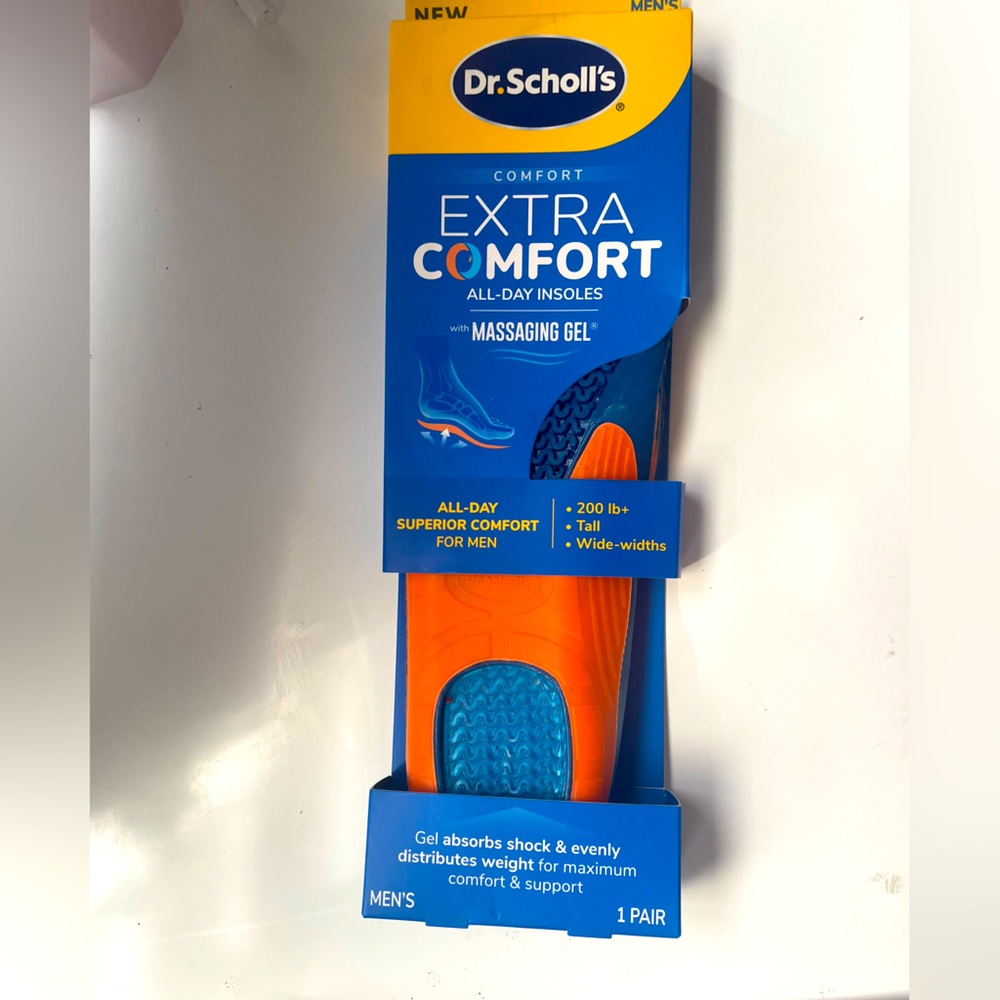 Dr.Scholls Mens Size 8-14 Trim to Fit Extra Comfort All Day